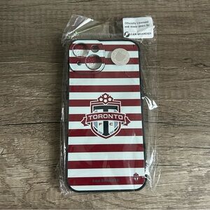 iPhone 14 Case Toronto Fc Badge Red And White Stripes NEW Fan Brander MLS
